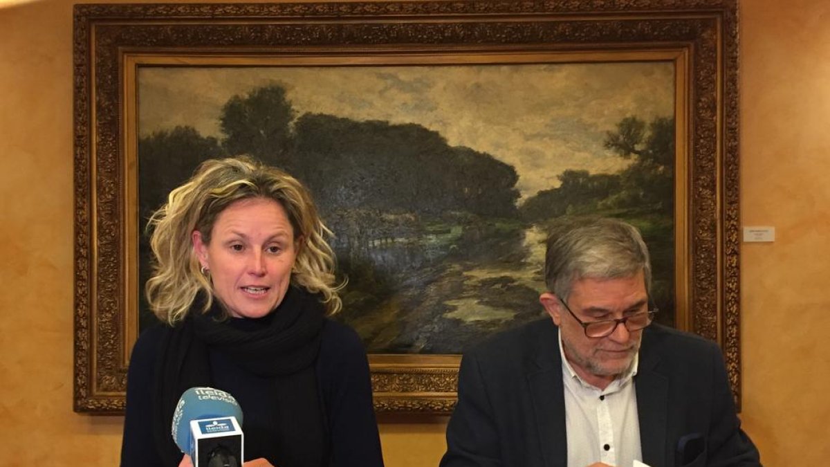 Mínguez i Farrero al respondre ahir a les crítiques de l’informe.