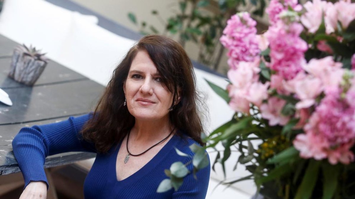 Herminia Luque, autora de la biografia novel·lada ‘La reina del exilio’.