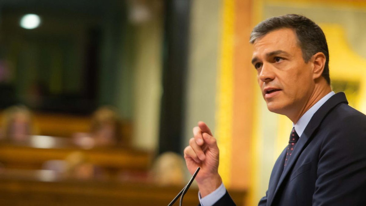 El presidente del gobierno español en funciones, Pedro Sánchez.