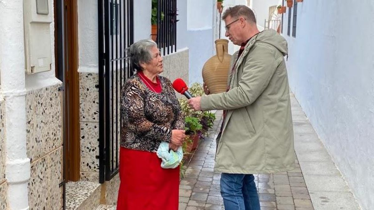 Jorge Cadaval, en Mojácar.