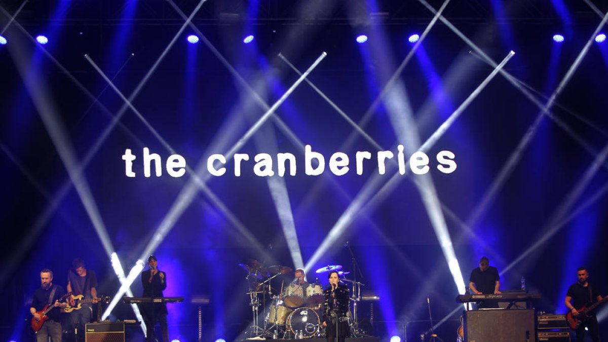 The Cranberries, con Dolores O’Riordan al frente, en 2017.