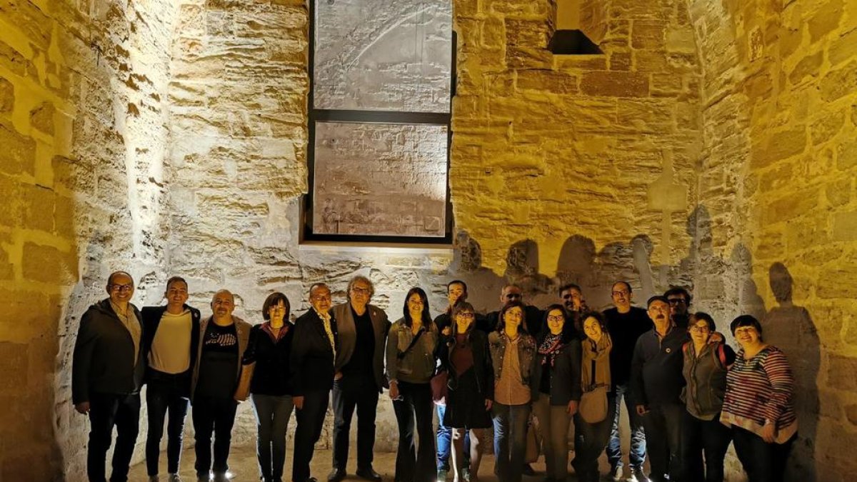 Joan Tardà i Miquel Pueyo, amb la candidatura lleidatana.