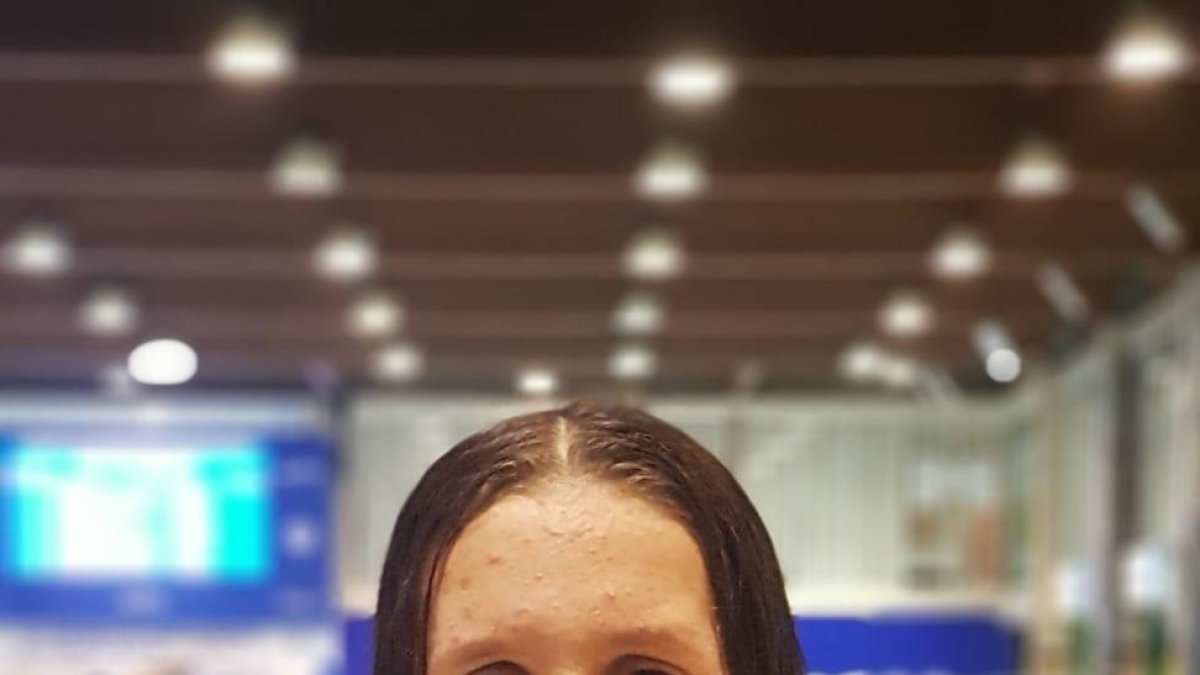 Paula Juste, ahir amb la medalla d’or aconseguida a l’Estatal.