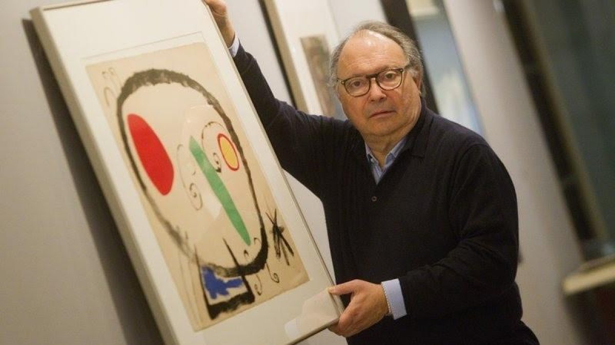 El galerista Joan Gaspar, en una fotografia d’arxiu.