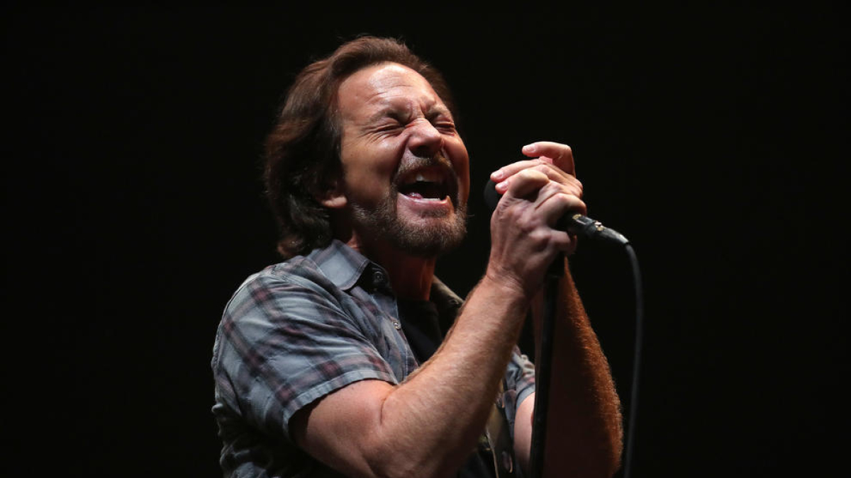El cantant de Pearl Jam, Eddie Vedder.