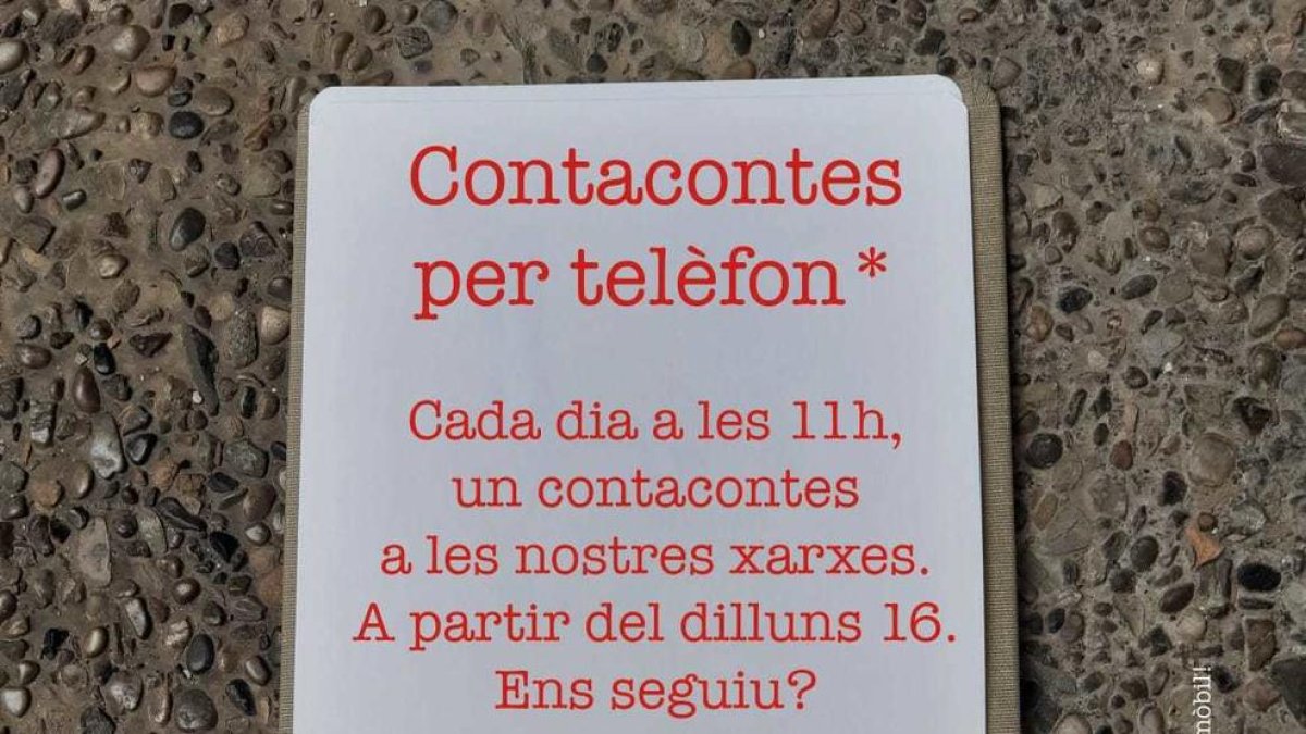 La llibreria El Genet Blau de Lleida ofereix contacontes a la xarxa