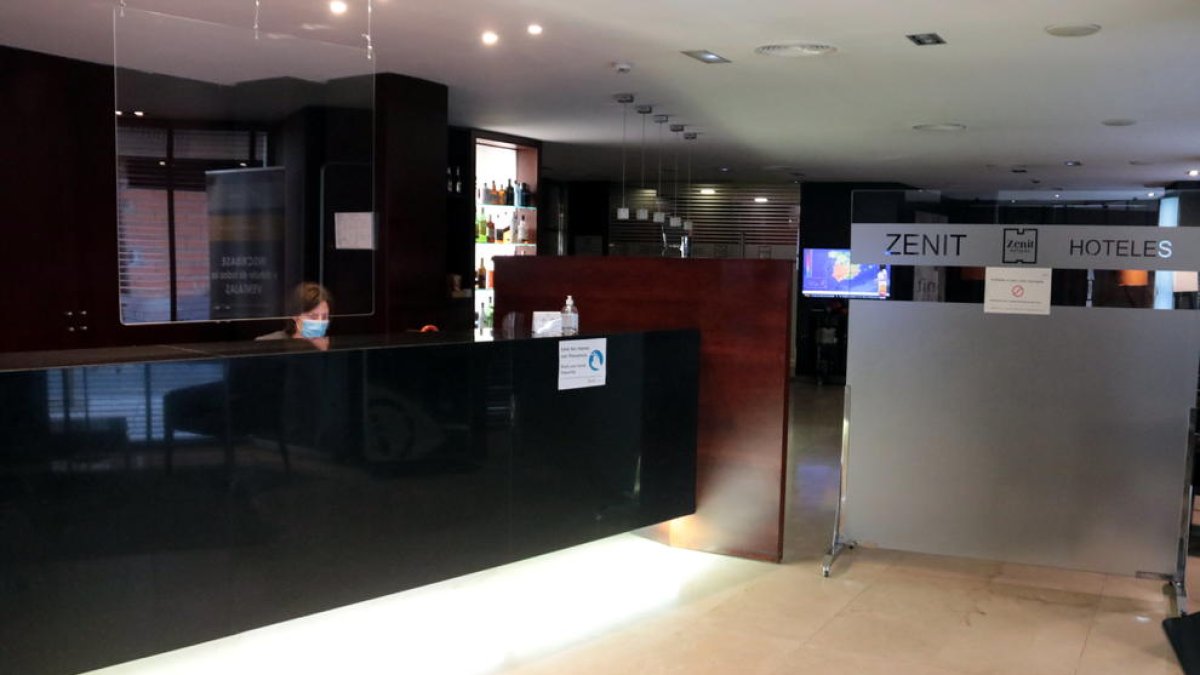 Más de la mitad de los hoteles de Lérida ciudad optan para no abrir