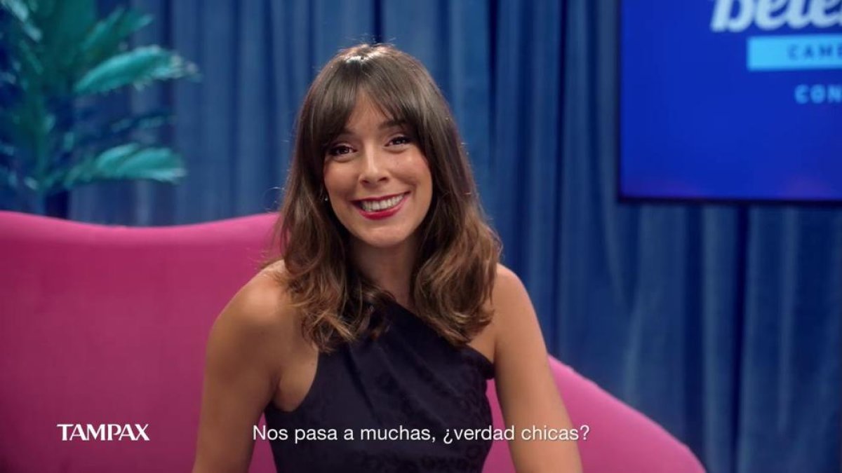 El anuncio de los tampones.