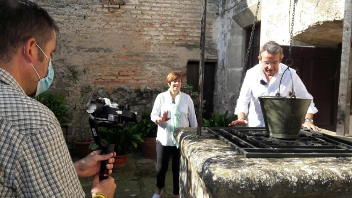 Enregistrament de l’espai al Castell de les Pallargues.