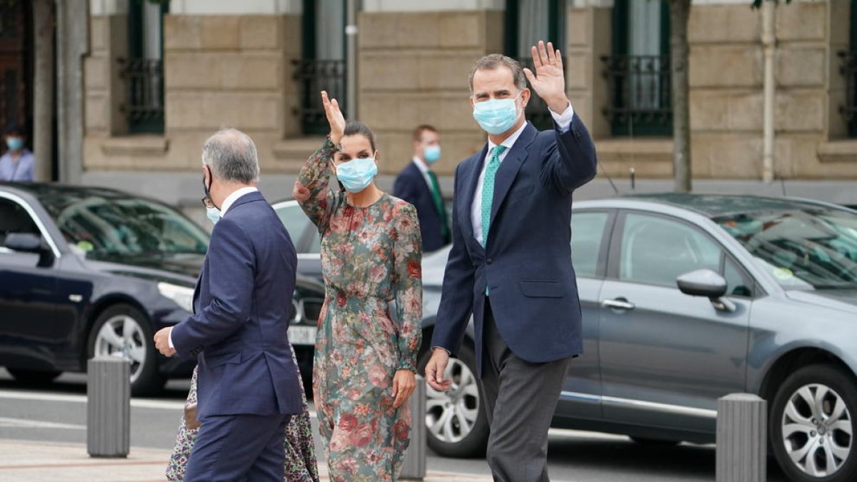 Els reis Felip i Letícia van visitar divendres el País Basc.