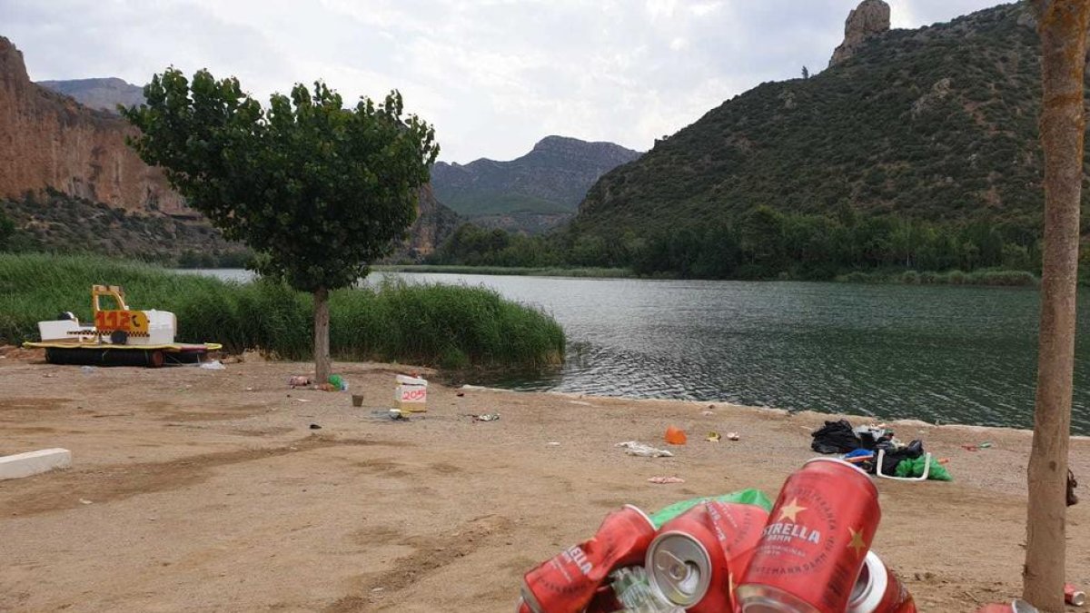 Brossa a Sant Llorens de Montgai després de la Transsegre