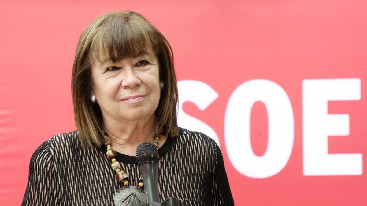 La presidenta del PSOE i vicepresidenta del Senat, Cristina Narbona.