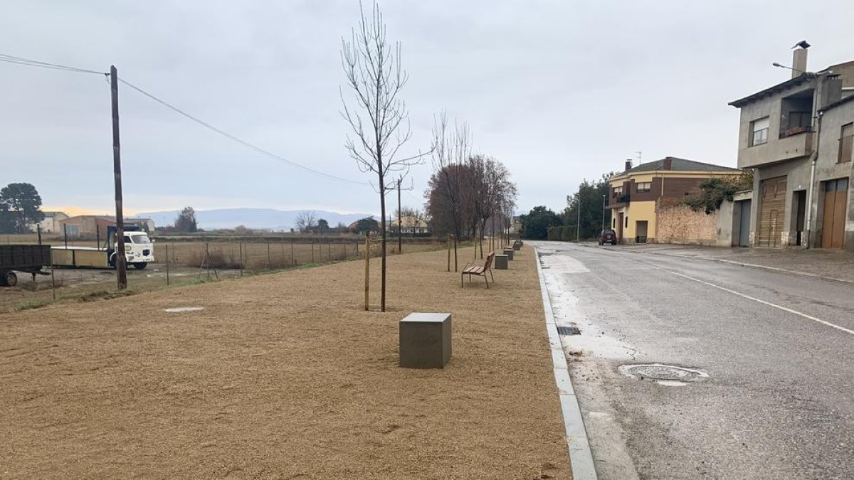 Les obres d’urbanització d’aquesta zona de Bellvís.
