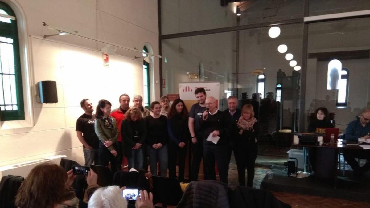 Imagen de la nueva ejecutiva de ERC en el Pirineo.