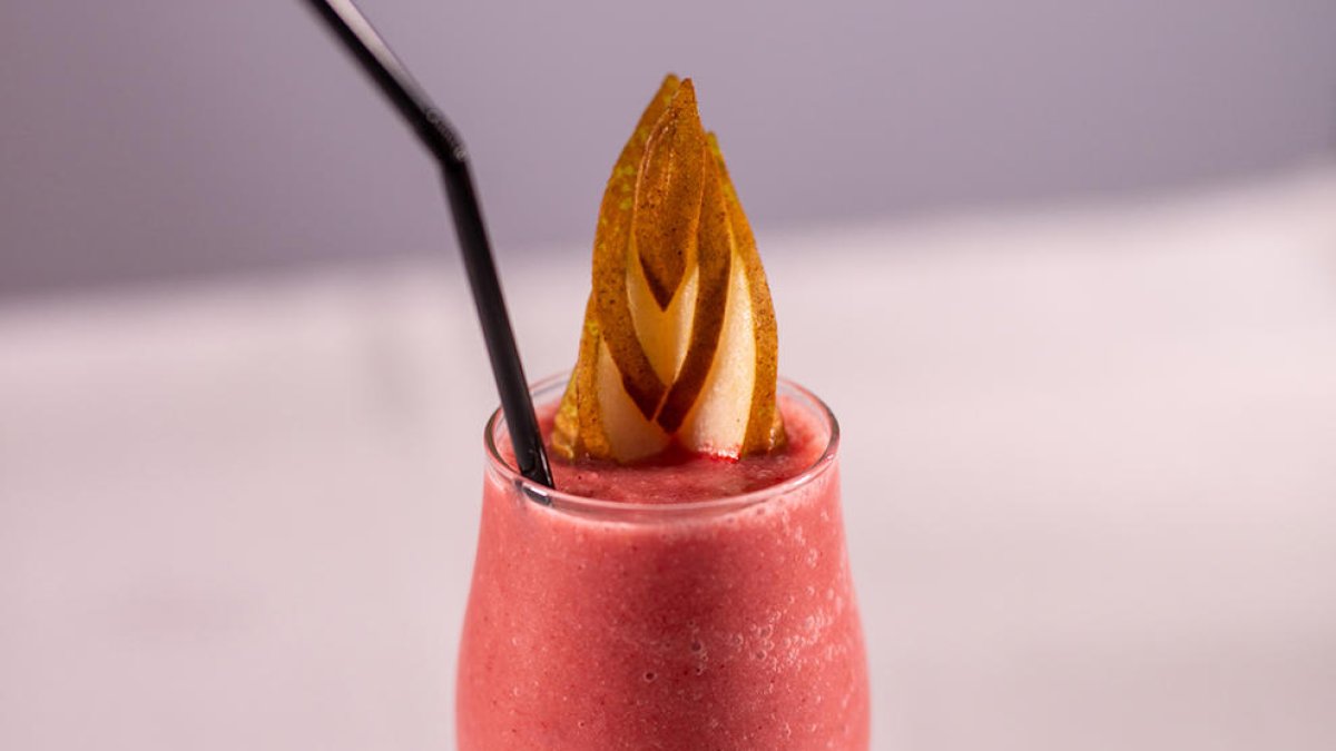 Cafè amb fruits vermells