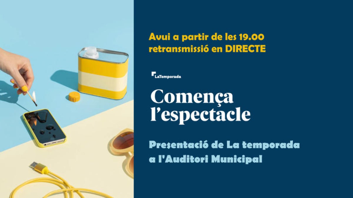 DIRECTE | Presentació de la temporada de concerts de l'Auditori Enric Granados