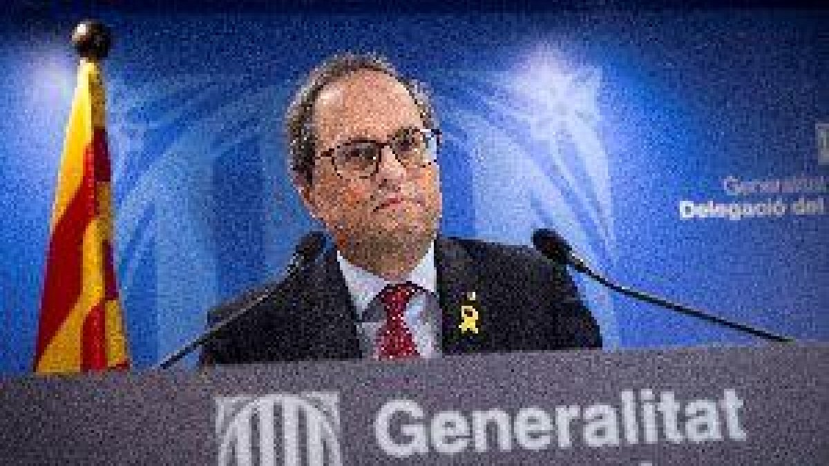 Torra promet anar fins el final i assumir les conseqüències de fer República
