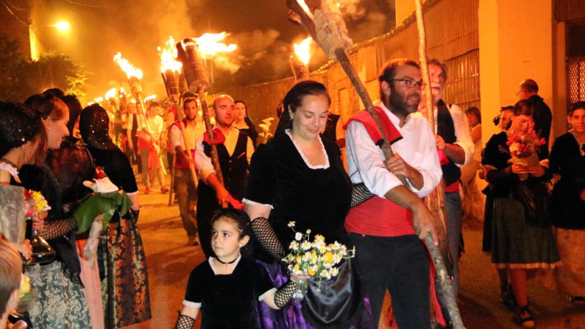 Vuit dones van participar en el descens de la Pobla de Segur.