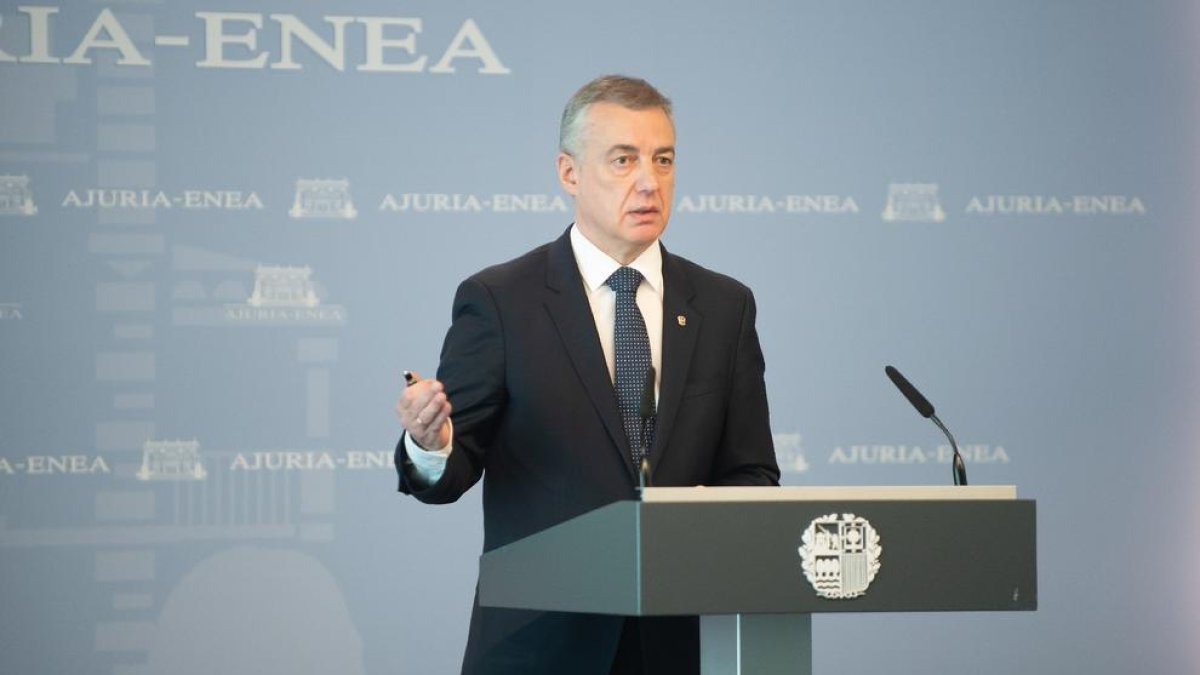 El lehendakari, Iñigo Urkullu, aposta per posar les urnes al juliol.