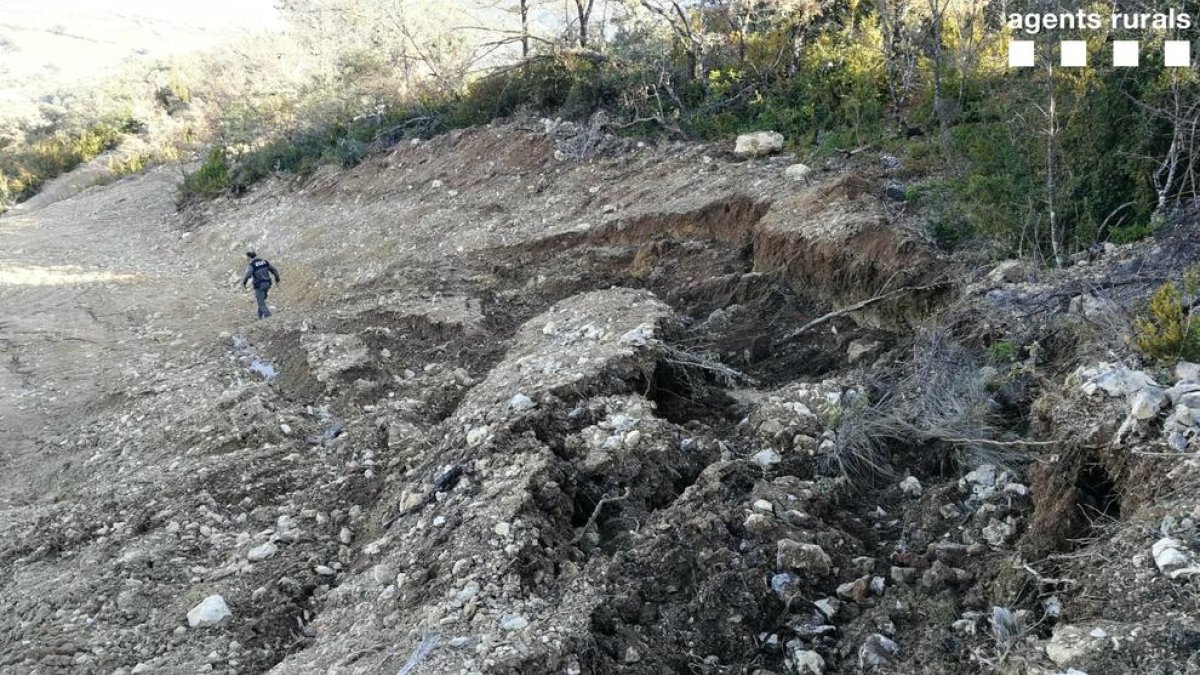 Imatge de la rompuda.