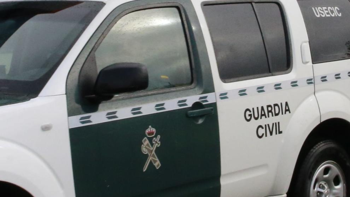 Un vehículo de la Guardia Civil