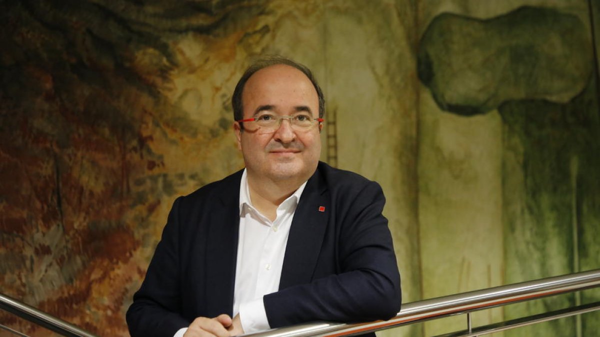 Miquel Iceta, a les instal·lacions de SEGRE