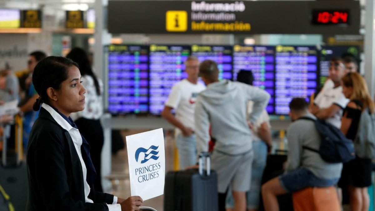 El aeropuerto del Prat.