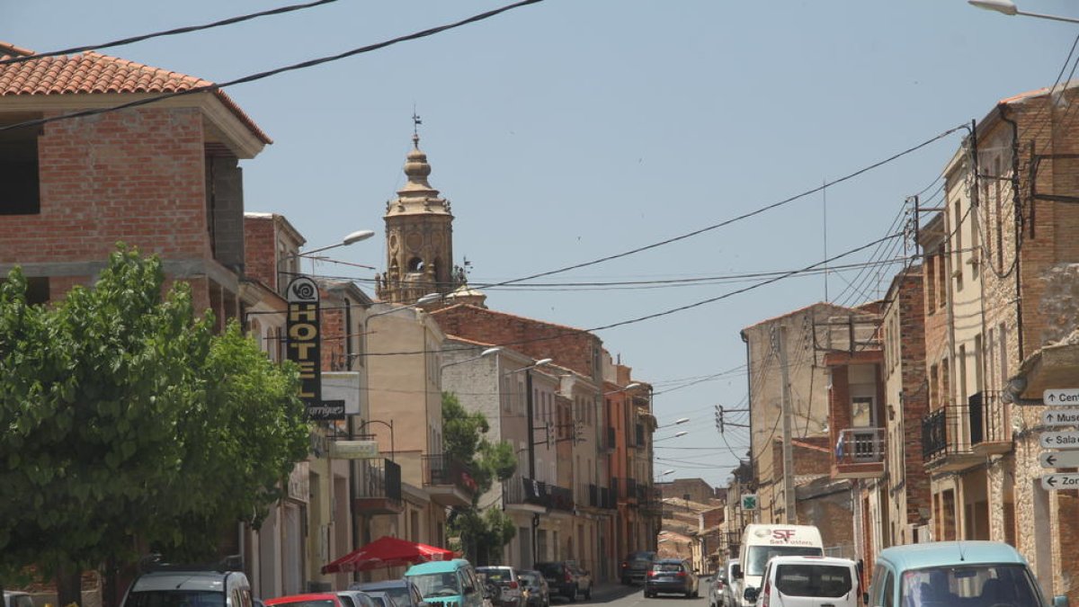 Imatge d’arxiu d’un carrer de la localitat de la Granadella.