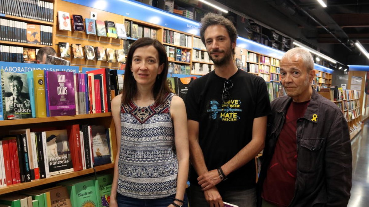 Eulàlia Pagès, Daniel Genís y Antoni Munné-Jordà.