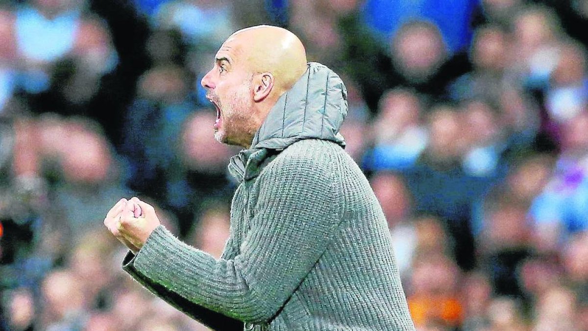 Pep Guardiola, entrenador del Manchester City.