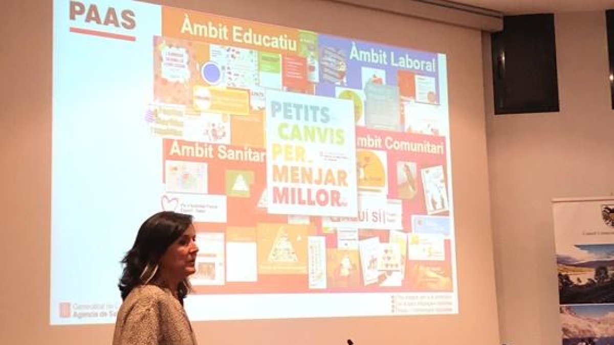Presentación de la guía de alimentación ayer en Tremp.