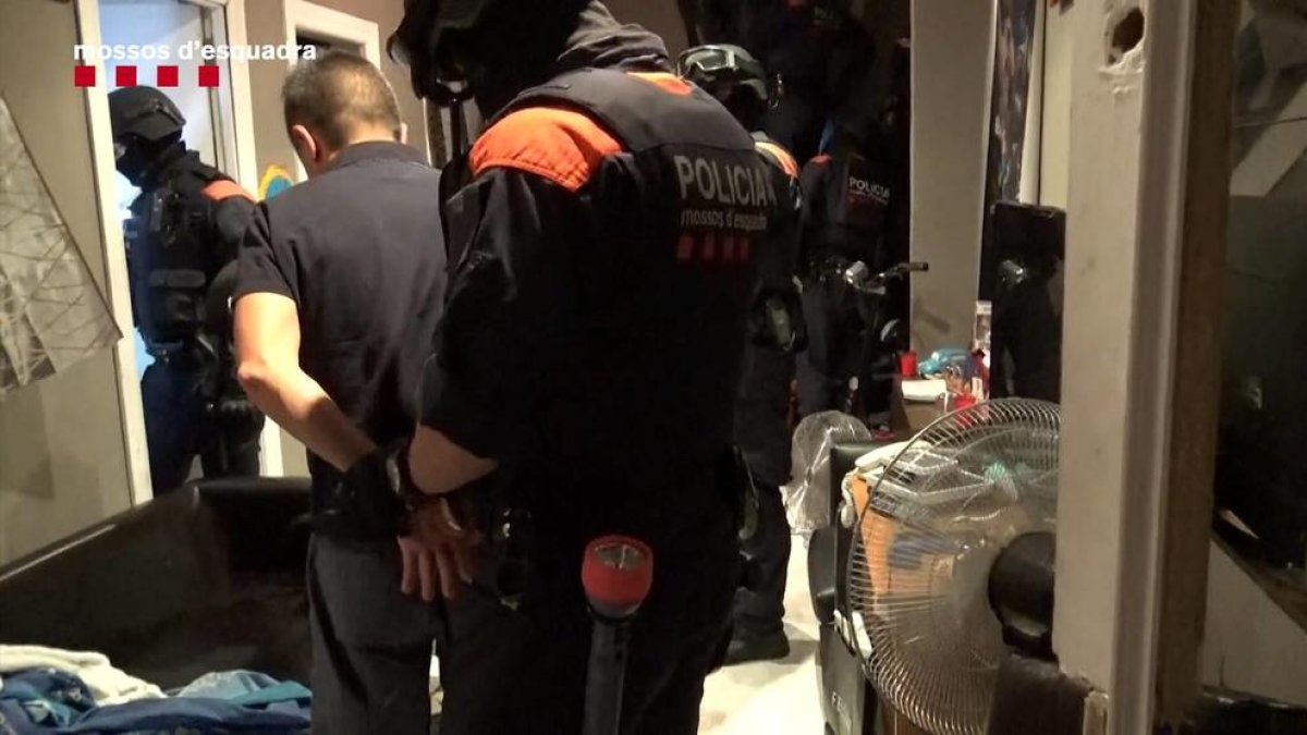 Una de las detenciones.