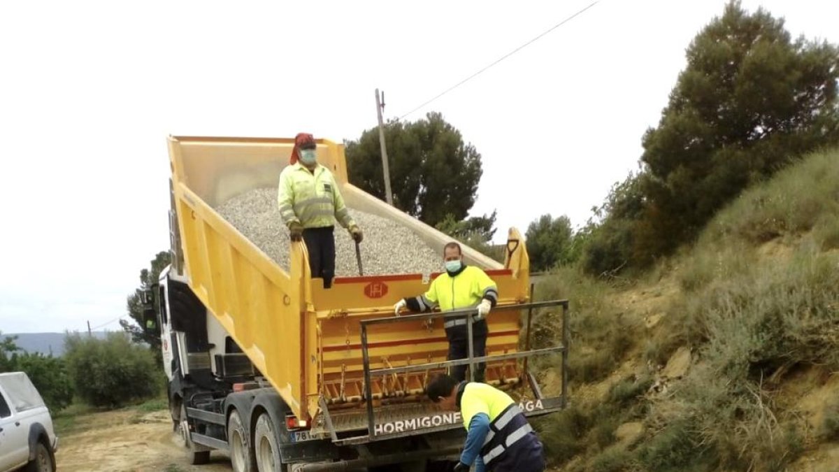 Els treballs es prolongaran durant uns deu dies.