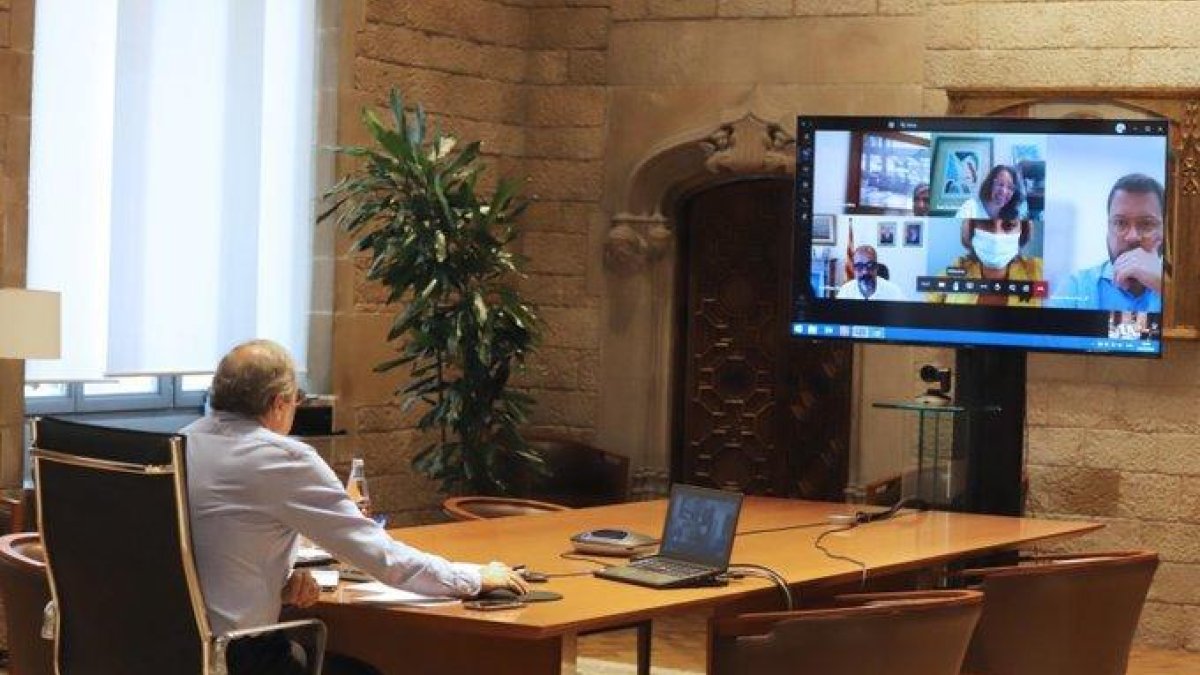 DIRECTE | Quim Torra compareix després de la reunió de seguiment de la Covid-19 a Catalunya