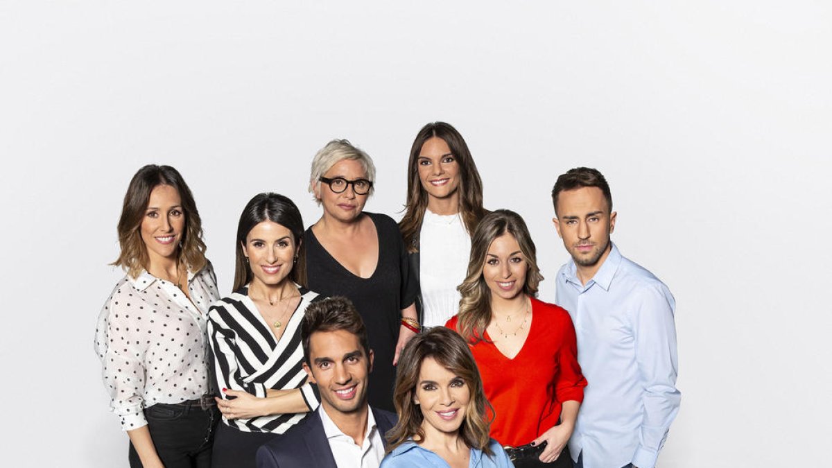 L’equip del programa ‘Cuatro al día’.