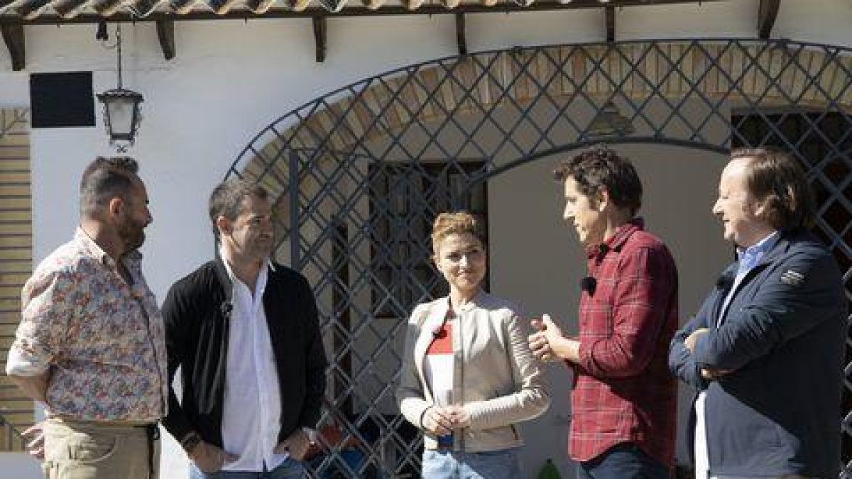 Los responsables del concurso.