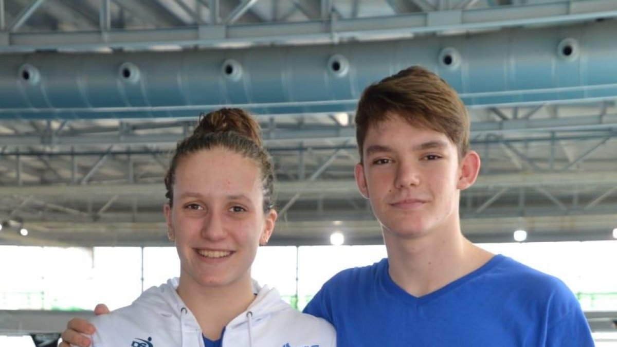 Paula Juste y Pepe Vendrell, representaron al CN Lleida.