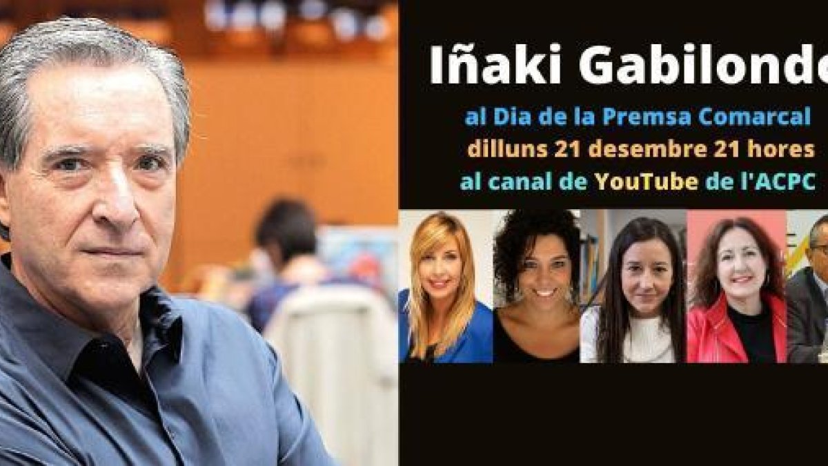 DIRECTE | Iñaki Gabilondo, al Dia de la Premsa Comarcal [a les 21.00 hores]