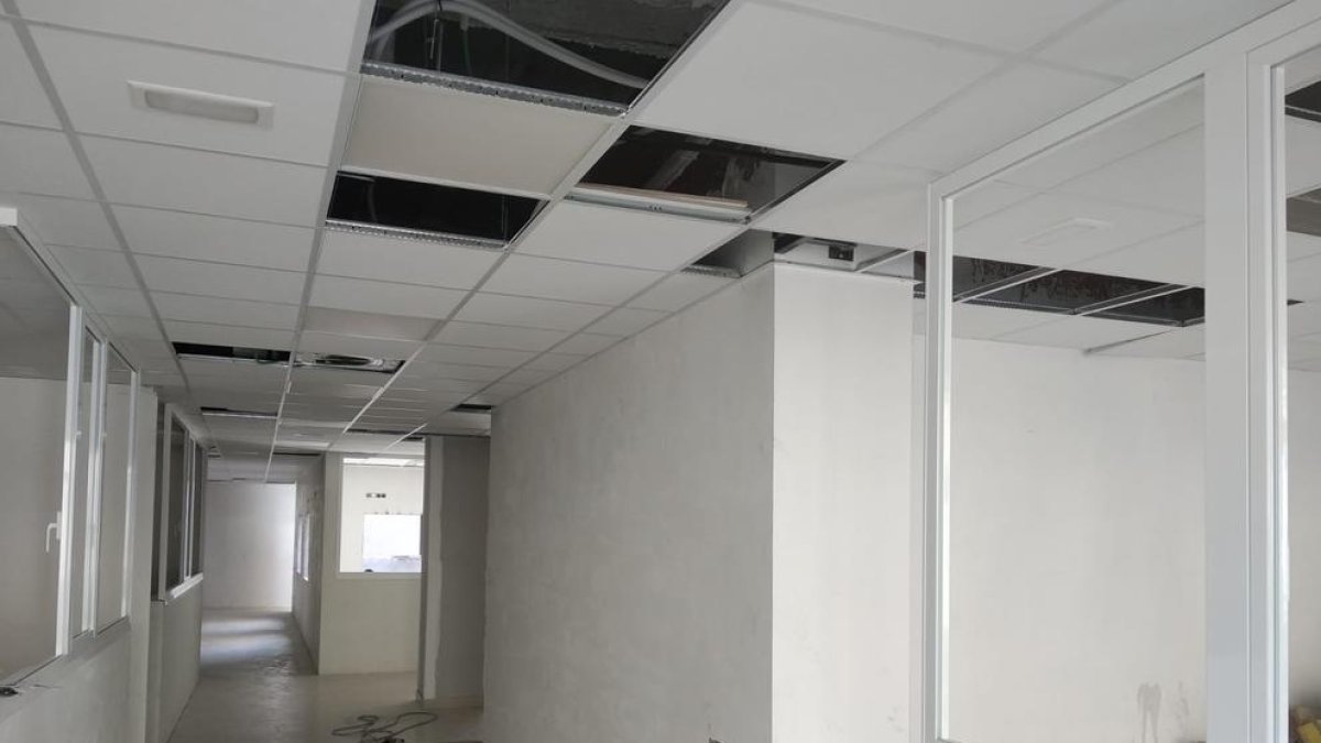 Obras de acondicionamiento del centro en Tremp.