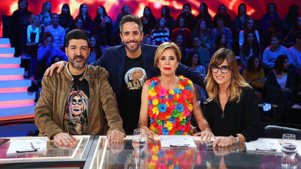 El jurado del primer programa.