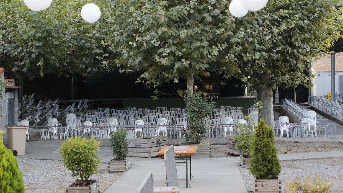 Juneda suspendió ayer la sesión de cine nocturno en el Parc Alegria.