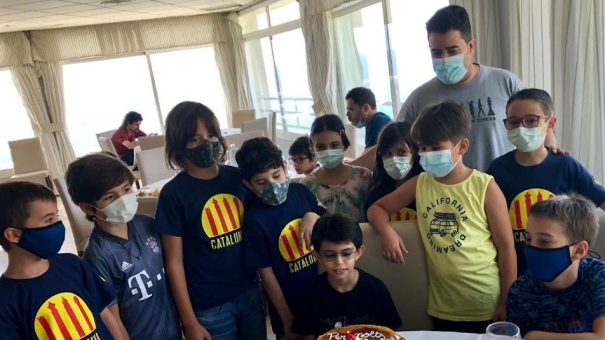 Oriol Roure celebró su noveno aniversario en el Estatal sub-10.