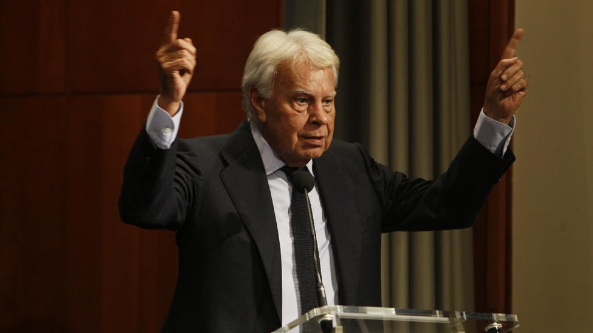 Felipe González, expresidente del Gobierno central, en una imagen de archivo.