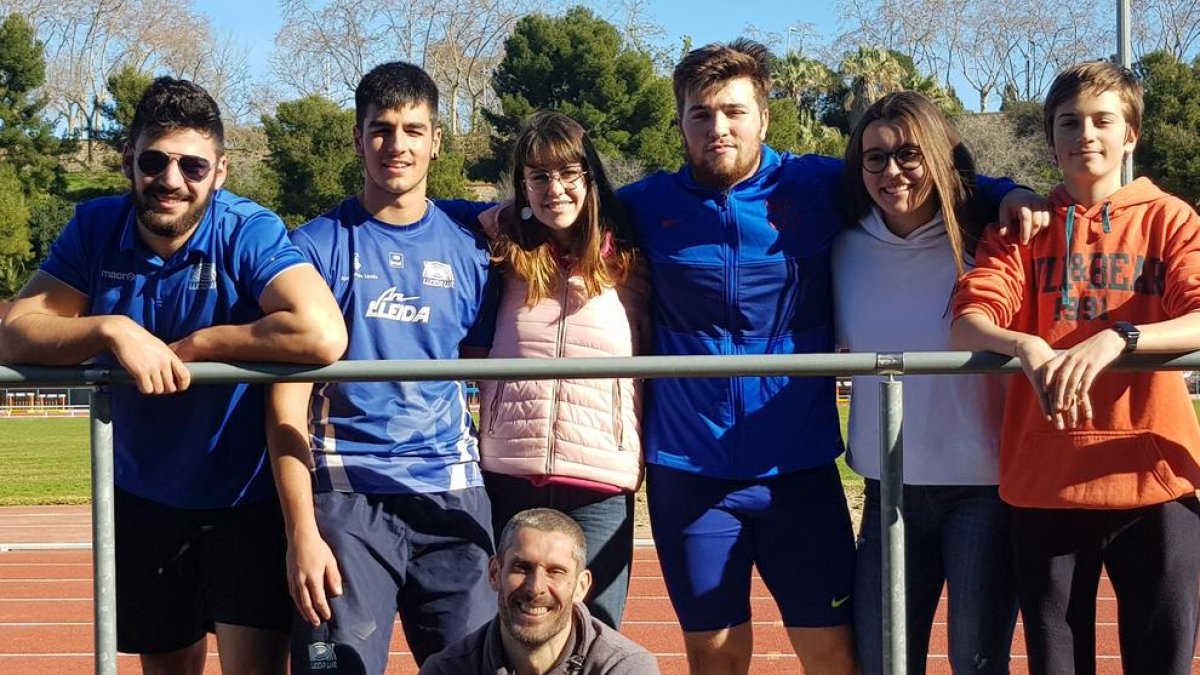 Cinco medallas en lanzamientos para los pupilos de David Rubio