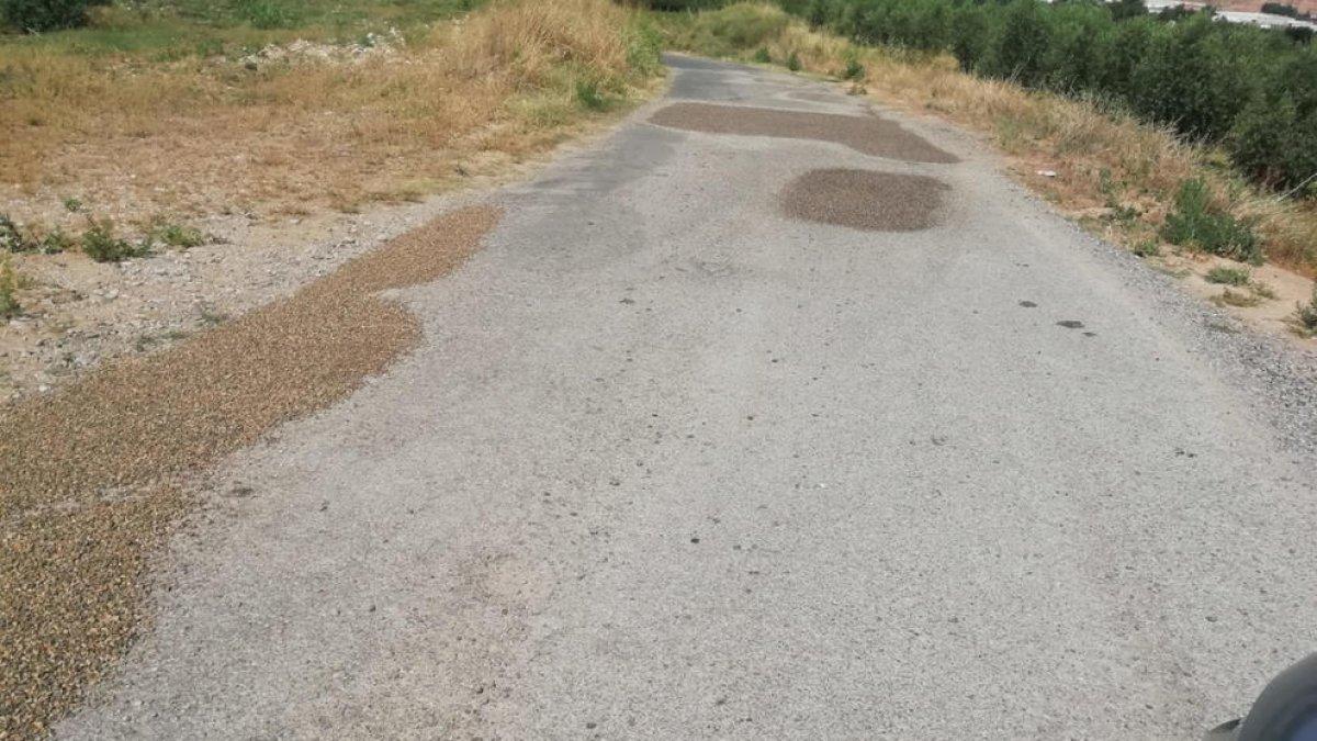 Imatge d’un camí de Saidí que s’ha reparat.