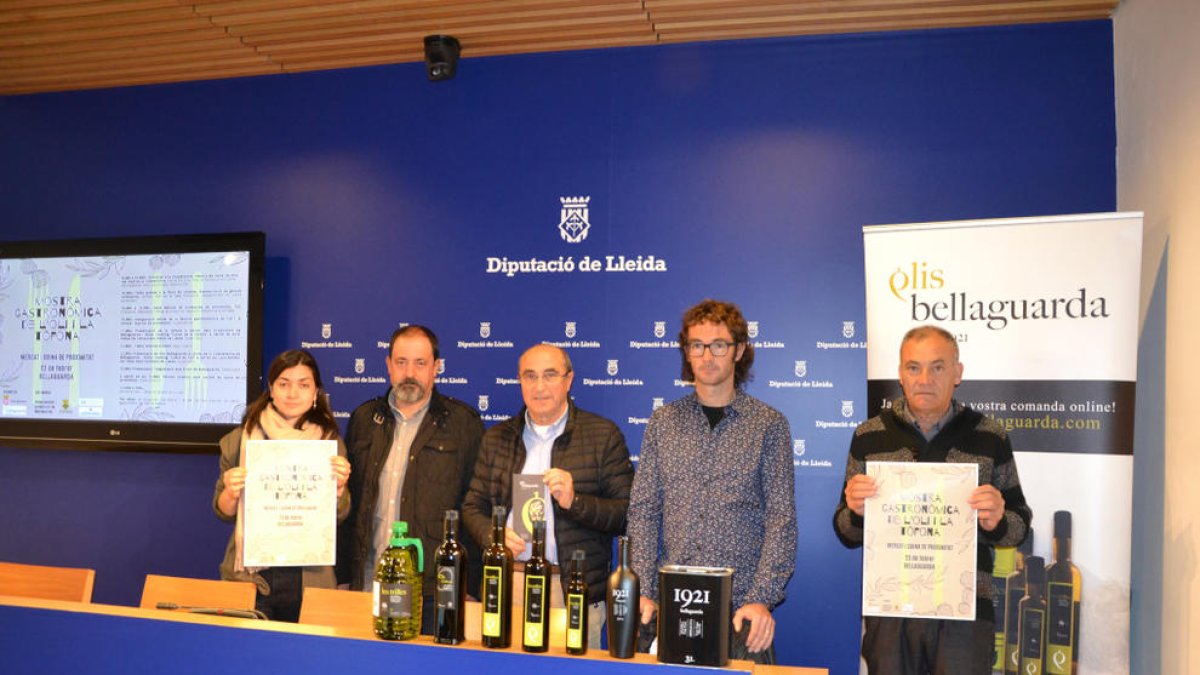 Presentació de la mostra ahir a la Diputació.