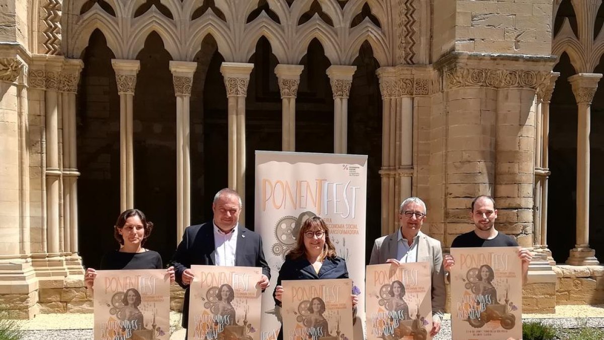 Presentación del Ponent Fest, ayer en la Seu Vella.