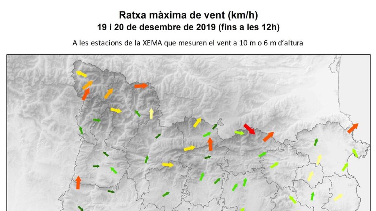 Les fortes pluges fan créixer els cabals dels rius del Pirineu