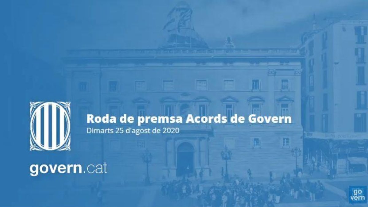 DIRECTE | Roda de premsa per informar del pla escolar a Catalunya