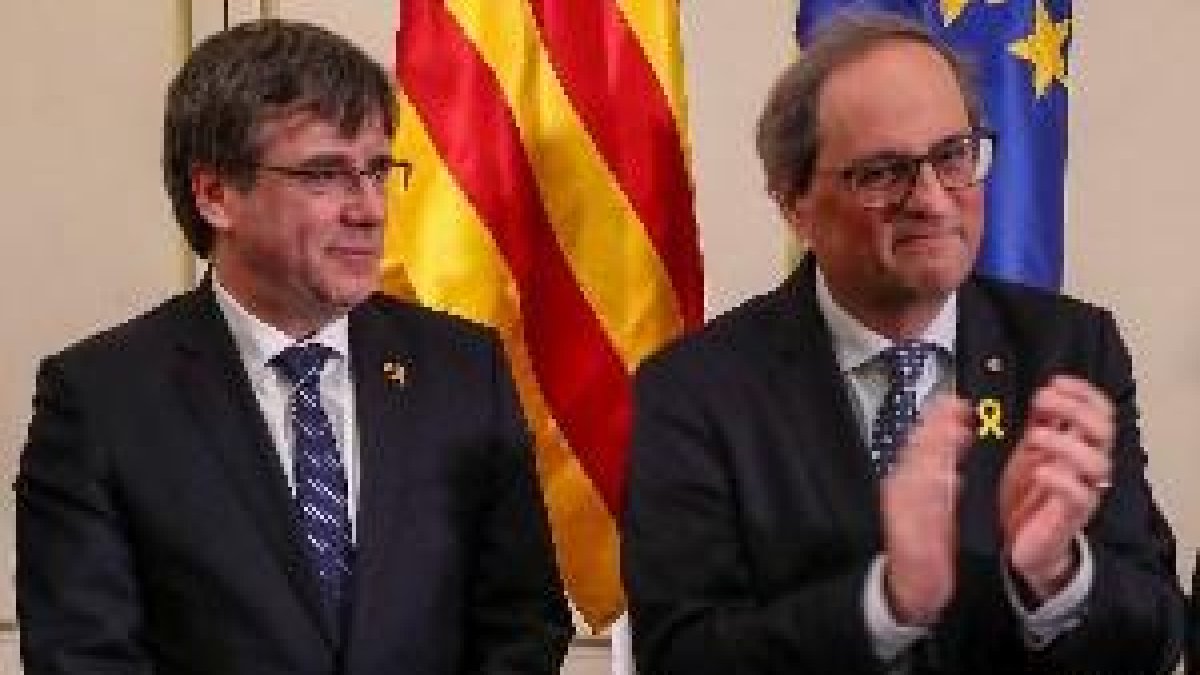 Puigdemont i Torra anomenen el Parlament Europeu 